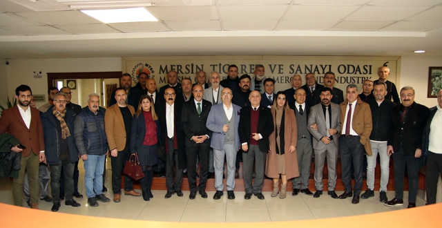 Diyarbakırlılar MTSO Başkanı Kızıltan İle  MTSO Meclis Başkanı İzol'u Ziyaret Etti 