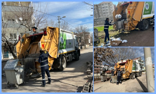 Yenişehir Belediyesi Temizlik İşleri Ekipleri Adıyaman’da