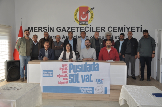 SOL Parti Mersin Milletvekili Adaylarını Tanıttı