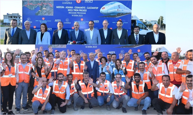 Uraloğlu, Mersin-Adana-Osmaniye-Gaziantep Hızlı Tren Hattı Yenice Şantiyesinde 