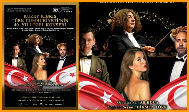 Mersin'de Kuzey Kıbrıs Türk Cumhuriyetinin 40. Yılına Özel Konser