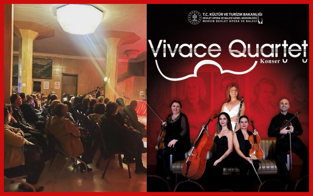 Mersin DOB'nden Vivace Quartet Konseri