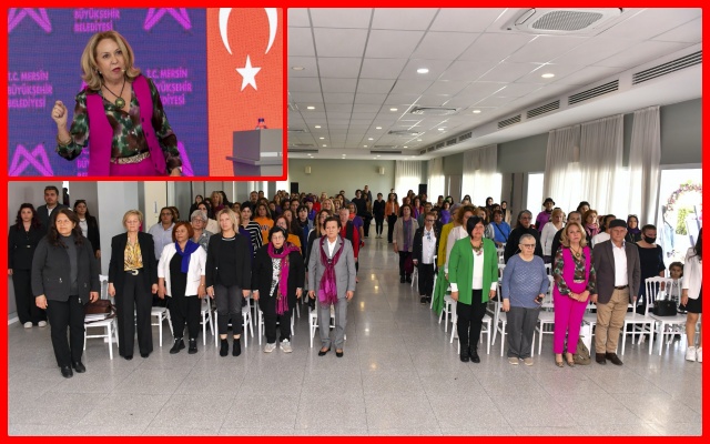 Mersin'de 8 Mart Dünya Emekçi Kadınlar Günü Panel Düzenlendi