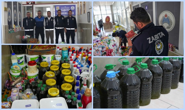 TARSUS'TA  SIKI DENETİM: HALK SAĞLIĞINI TEHDİT EDEN ÜRÜNLERE GEÇİT YOK