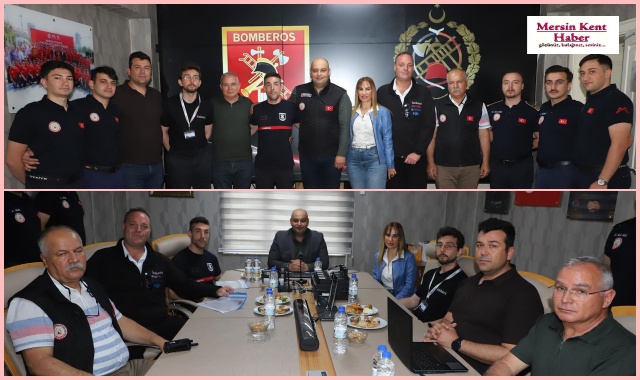 İSPANYA'DAN MERSİN İTFAİYESİ'NE ZİYARET