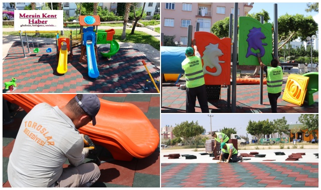TOROSLAR’DA PARKLAR YENİLENİYOR, MAHALLELER DEĞER KAZANIYOR