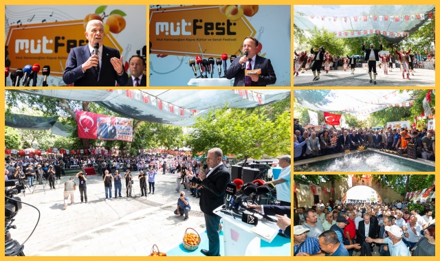 64. MUT KARACAOĞLAN KAYISI KÜLTÜR VE SANAT FESTİVALİ BAŞLADI