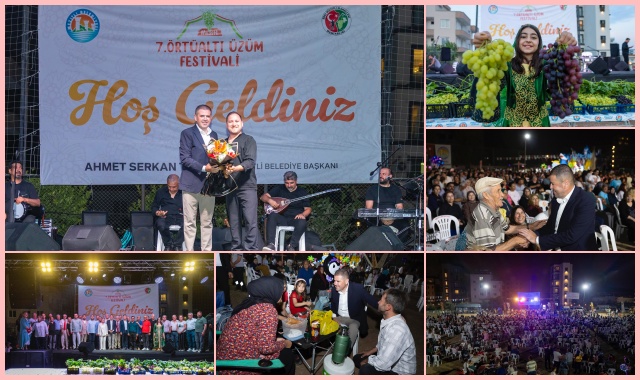 7. ÖRTÜALTI ÜZÜM FESTİVALİ MEZİTLİ’DE COŞKUYLA KUTLANDI