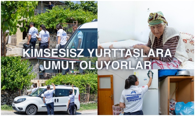 KİMSESİSZ YURTTAŞLARA UMUT OLUYORLAR