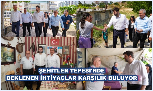 ŞEHİTLER TEPESİ'NDE BEKLENEN İHTİYAÇLAR KARŞILIK BULUYOR