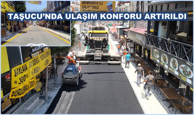 TAŞUCU’NDA ULAŞIM KONFORU ARTIRILDI