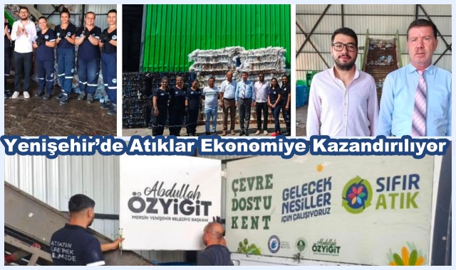 Yenişehir’de Atıklar Ekonomiye Kazandırılıyor