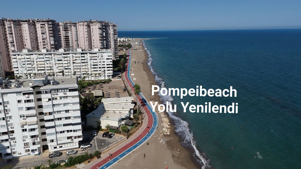 Soli Pompeipolis Beach Yolu Yenilendi