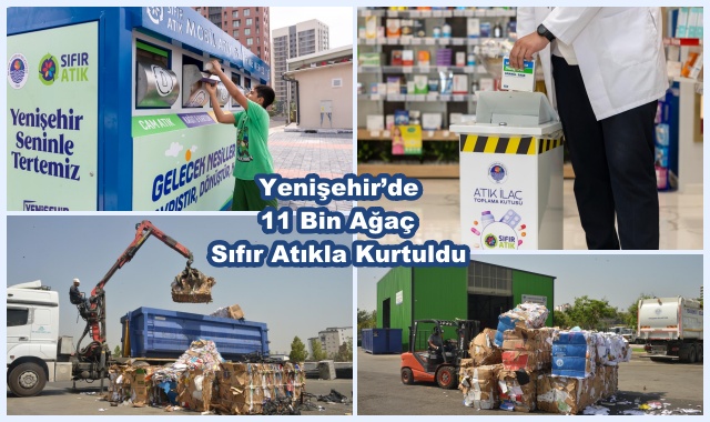 Yenişehir’de 11 Bin Ağaç Sıfır Atıkla Kurtuldu