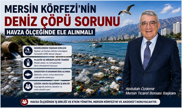 Mersin Körfesi'nin Deniz Çöpü Sorunu