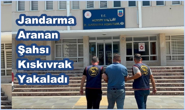 Jandarma Aranan Şahsı Kıskıvrak Yakaladı