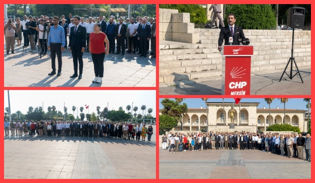 CHP Mersin’de Kuruluşunun 103. Yıl Dönümünü Kutladı