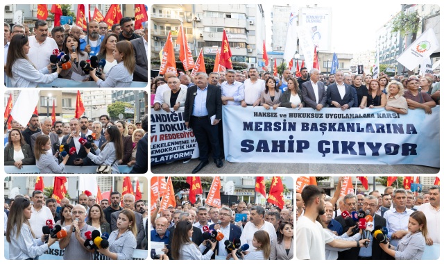 Mersin’de 'Başkanlarına Sahip Çıkıyor' Buluşmasında: 'Mersin Sahipsiz Değildir'