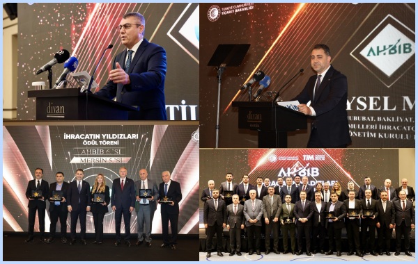 GIDA İHRACATININ YILDIZLARI ÖDÜLLENDİRİLDİ