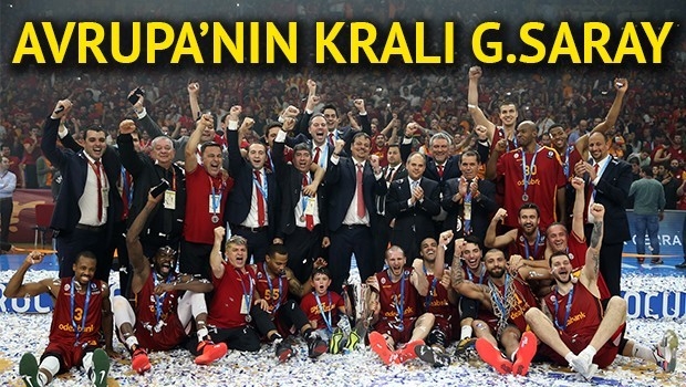 Galatasaray Basketbolda Avrupa Şampiyonu