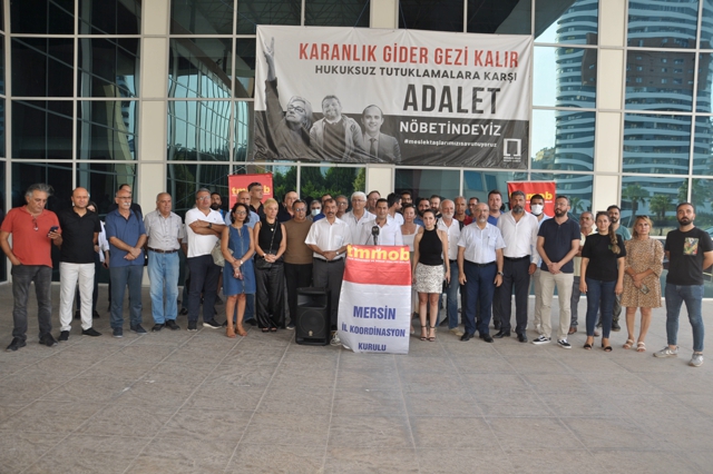 Mersin İKK Sekreteri ve MMO Mersin Şube Başkanı Yücesoy,  Adalet Nöbeti ve Gezi Park İle İlgi Açıklamada Bulundu