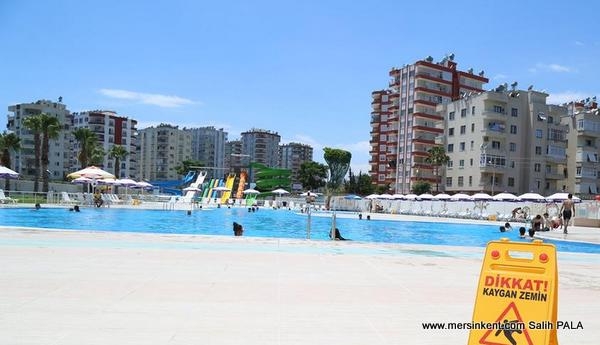 Mezitli'de Mersin’in En Serin Eğlence Merkezi Su Parkı Açıldı