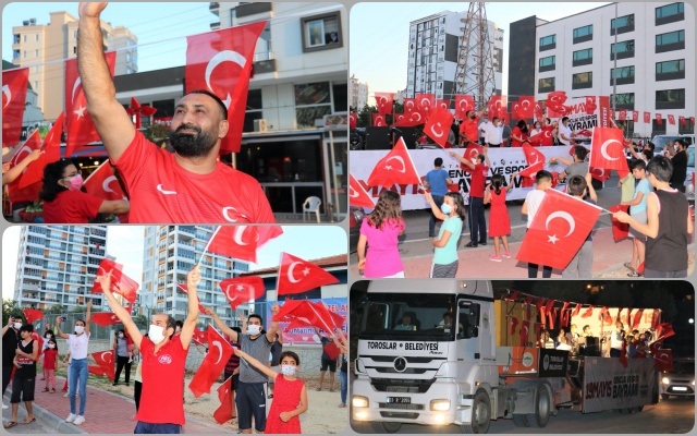 TOROSLAR'DA 19 MAYIS  COŞKUYLA KUTLANDI