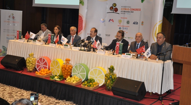 Uluslararası Turunçgil Kongresi Tanıtım Basın Toplantısı Mersin'de Yapıldı