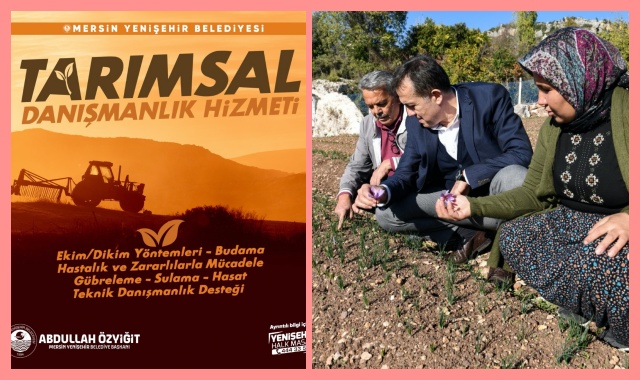 Yenişehir Belediyesi'inden Tarımsal Danışmanlık Hizmeti 